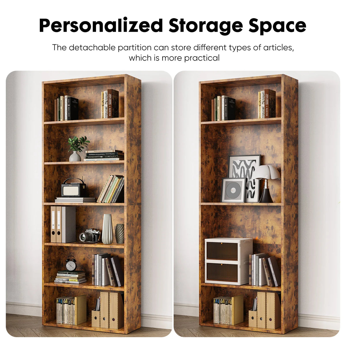 WorkNest Open-Shelf Bookcase