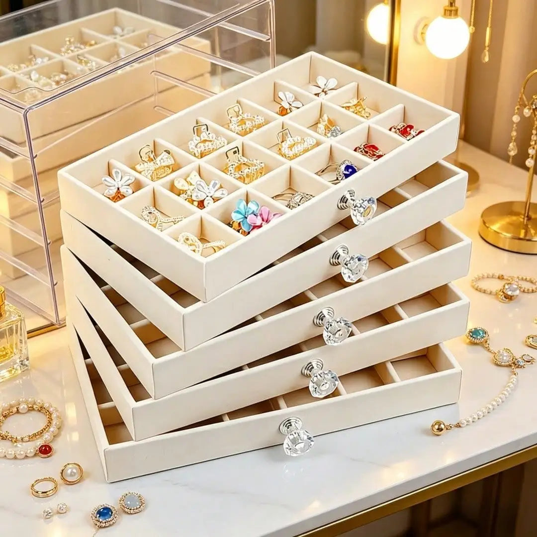 ClearNest Five-Drawer Jewelry Organizer