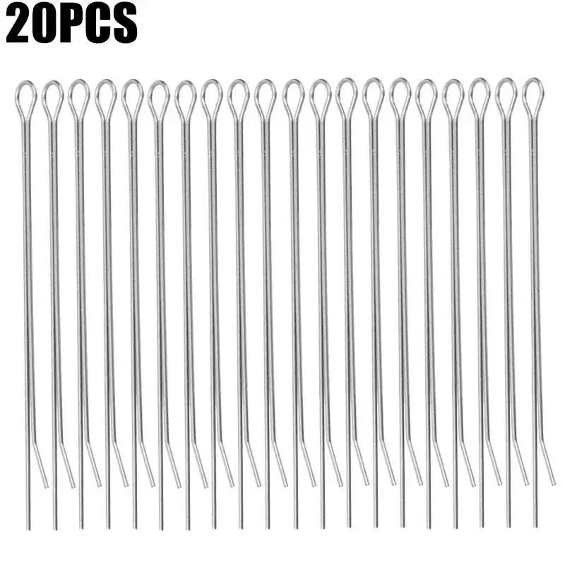 WickNest Candle Wick Centering Clips — 20 Pack