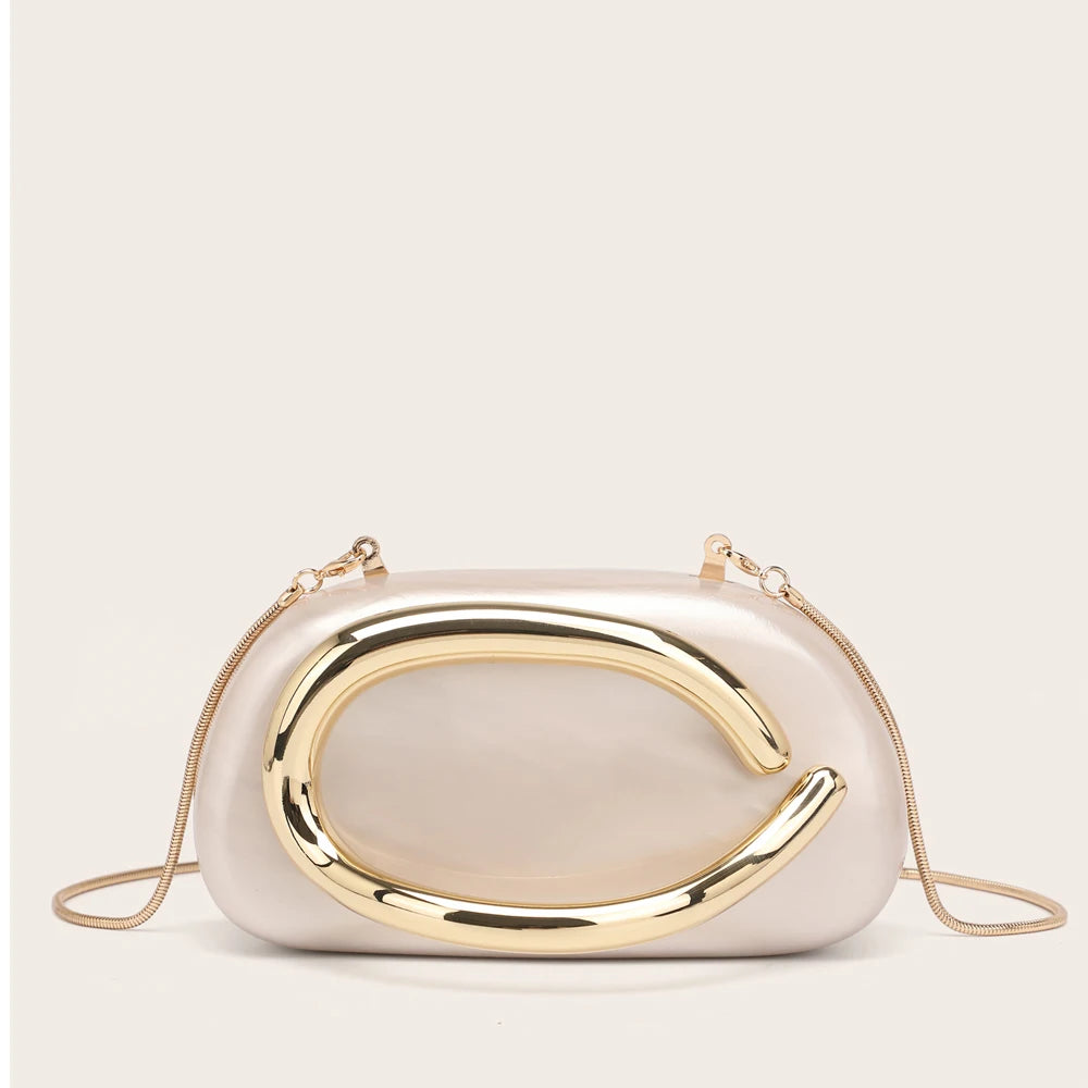 Halo Marbled Evening Clutch