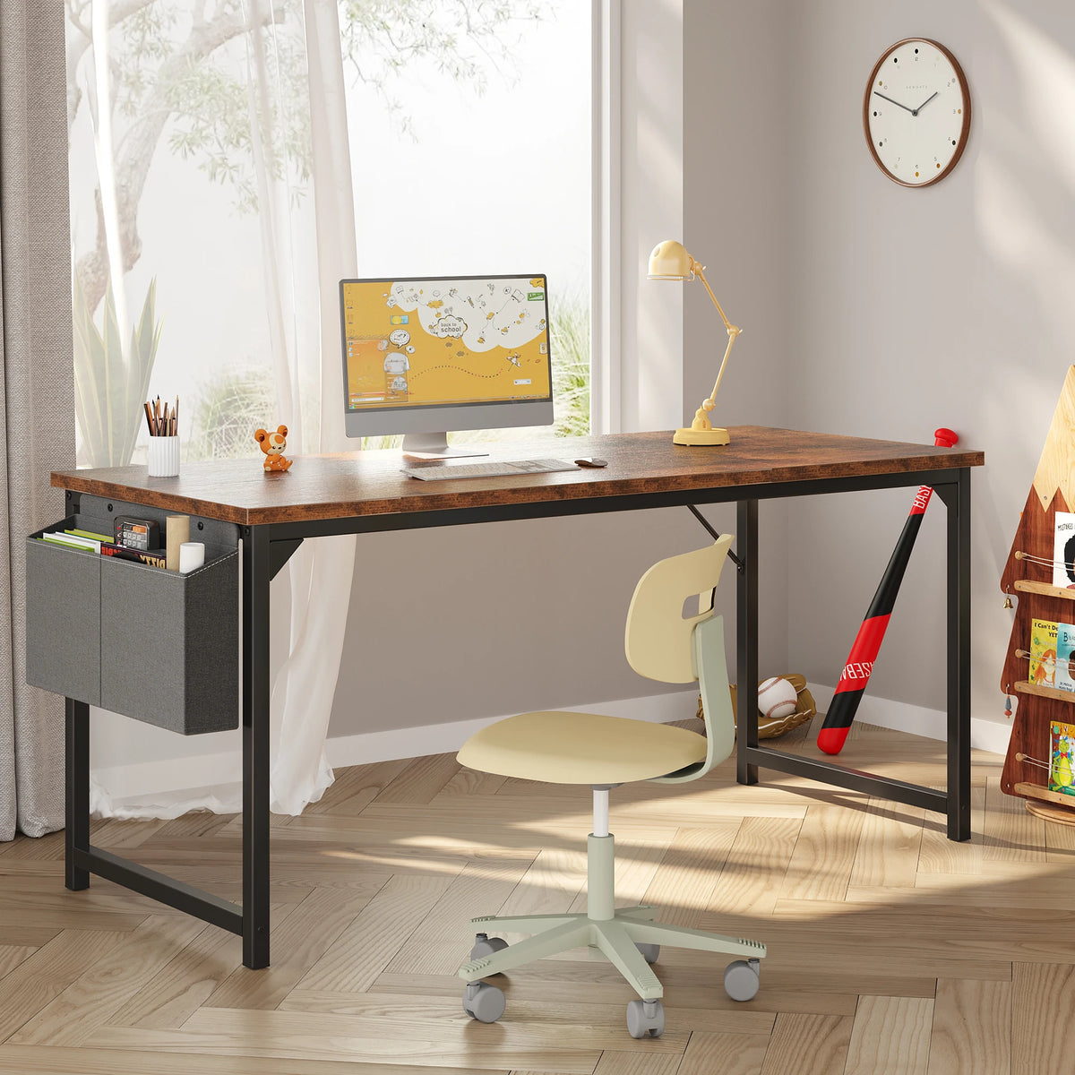 WorkNest Desk with Side Storage