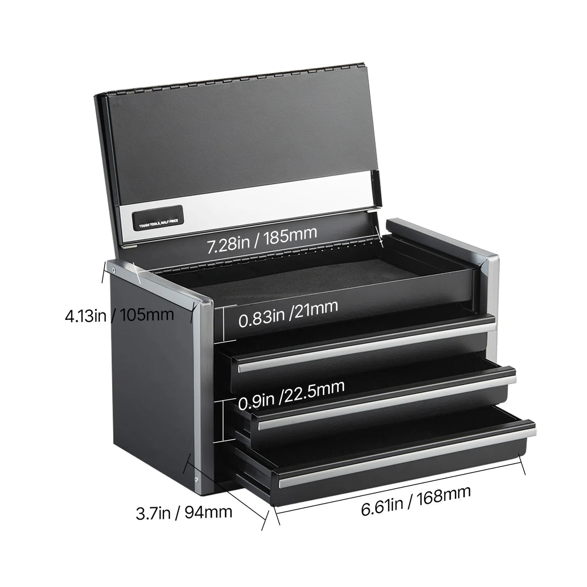 BenchMate Mini 3-Drawer Tool Chest