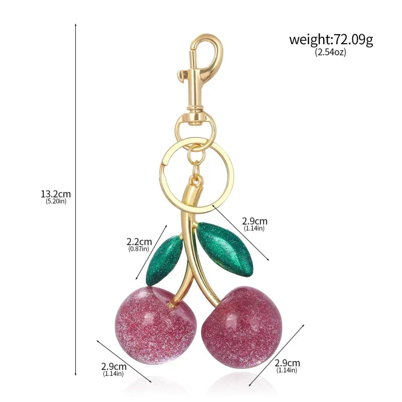 CherryPop Pink Bag Charm