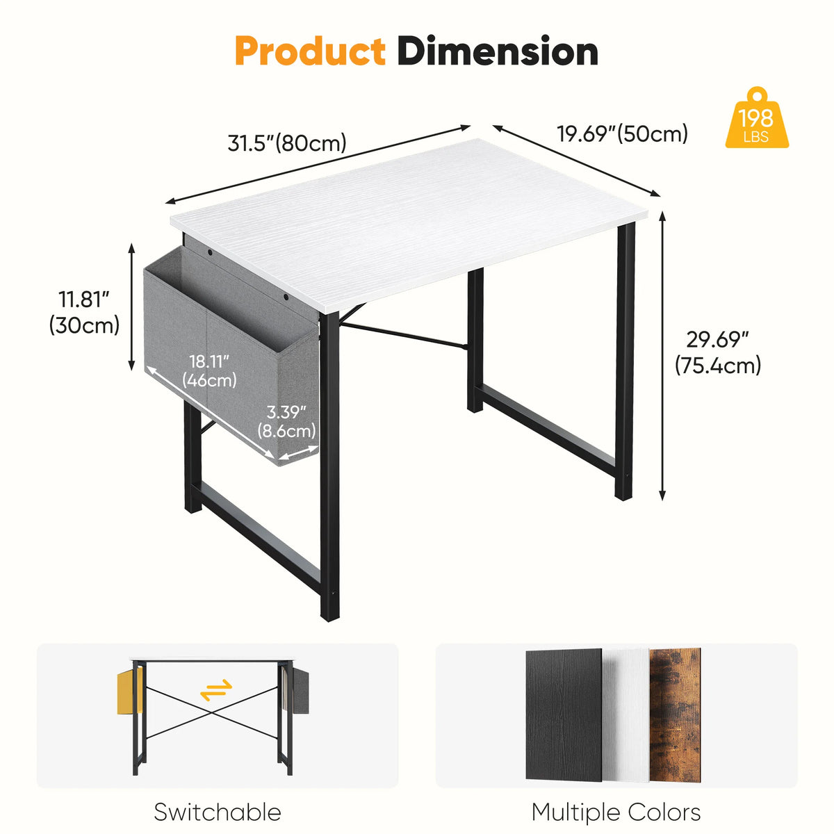 WorkNest Desk with Side Storage