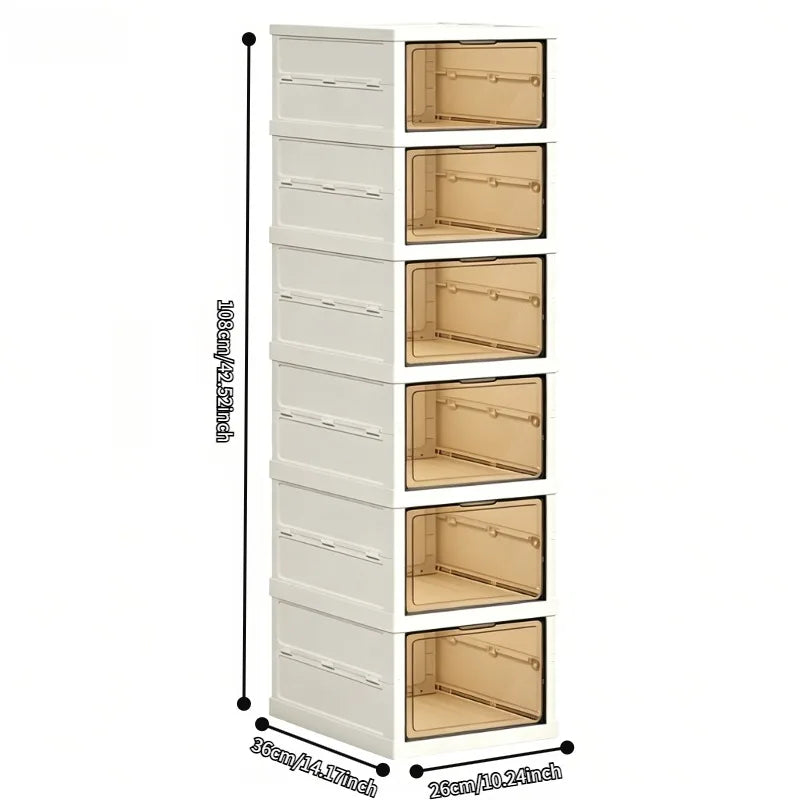ClearStep Foldable Shoe Organizer
