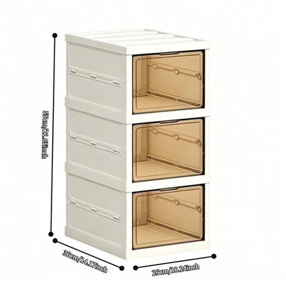 ClearStep Foldable Shoe Organizer