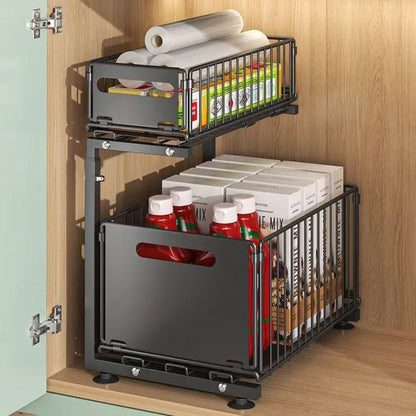 LiftNest Two-Tier Cabinet Organizer