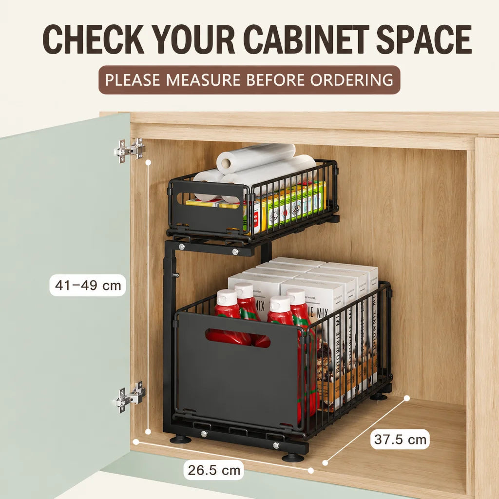 LiftNest Two-Tier Cabinet Organizer