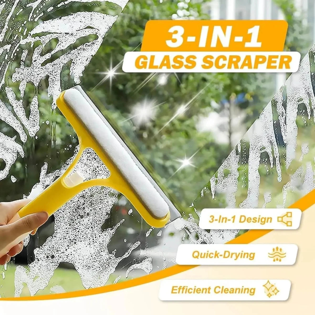 GlassGlide 3-in-1 Spray Squeegee