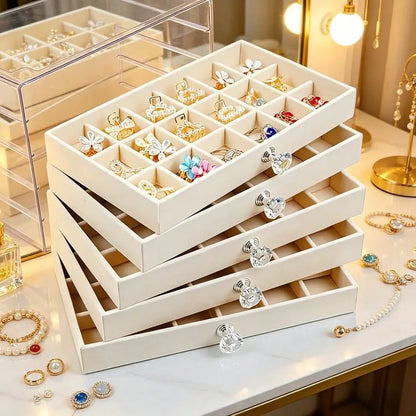 ClearNest Five-Drawer Jewelry Organizer