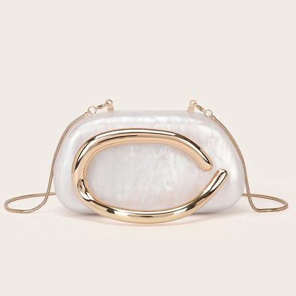 Halo Marbled Evening Clutch