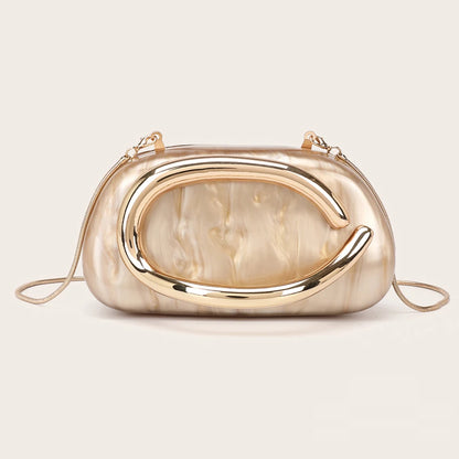 Halo Marbled Evening Clutch