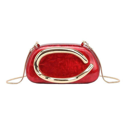 Halo Marbled Evening Clutch