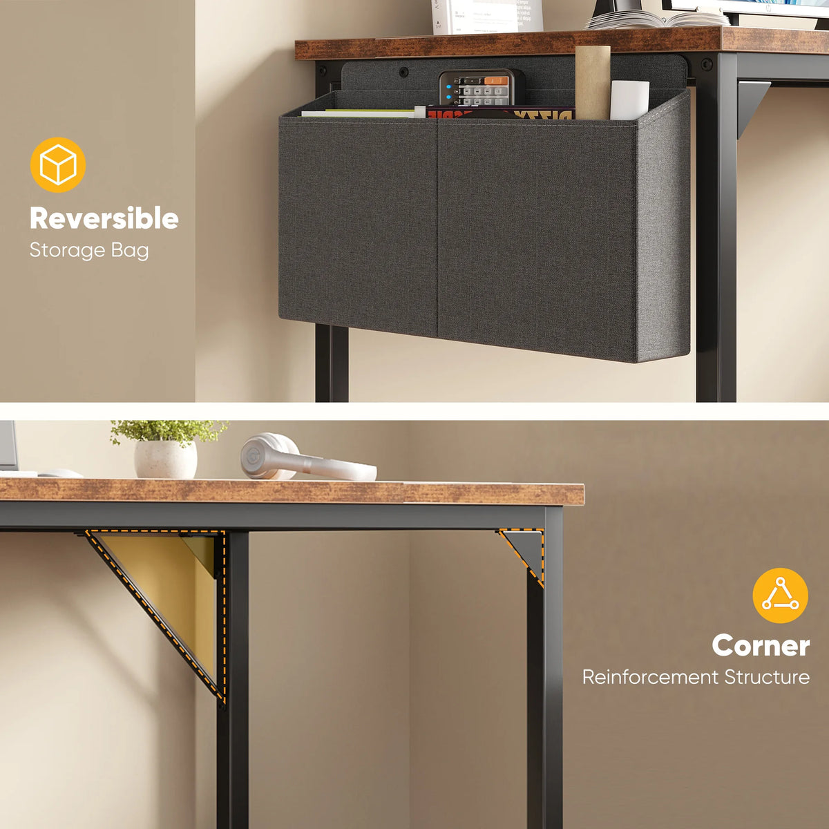 WorkNest Desk with Side Storage