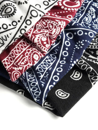 Paisley Twist Headbands — Set of Four