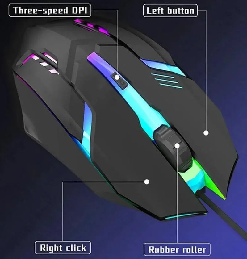 USB RGB Wired Mouse