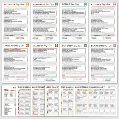 HomeRhythm Household Cleaning Planner