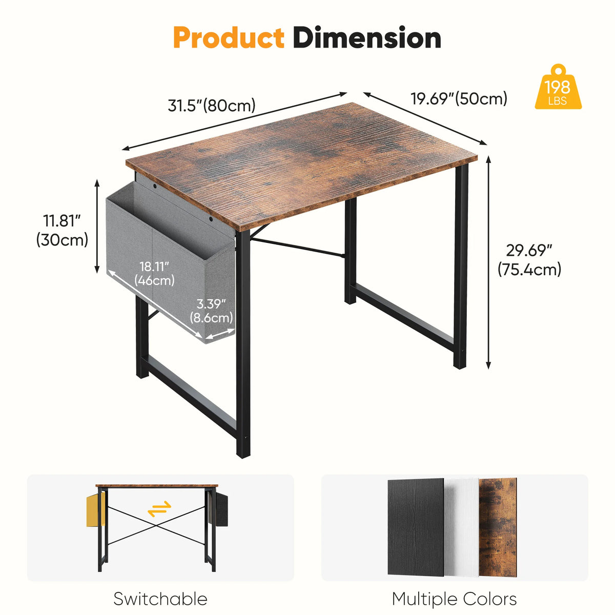 WorkNest Desk with Side Storage