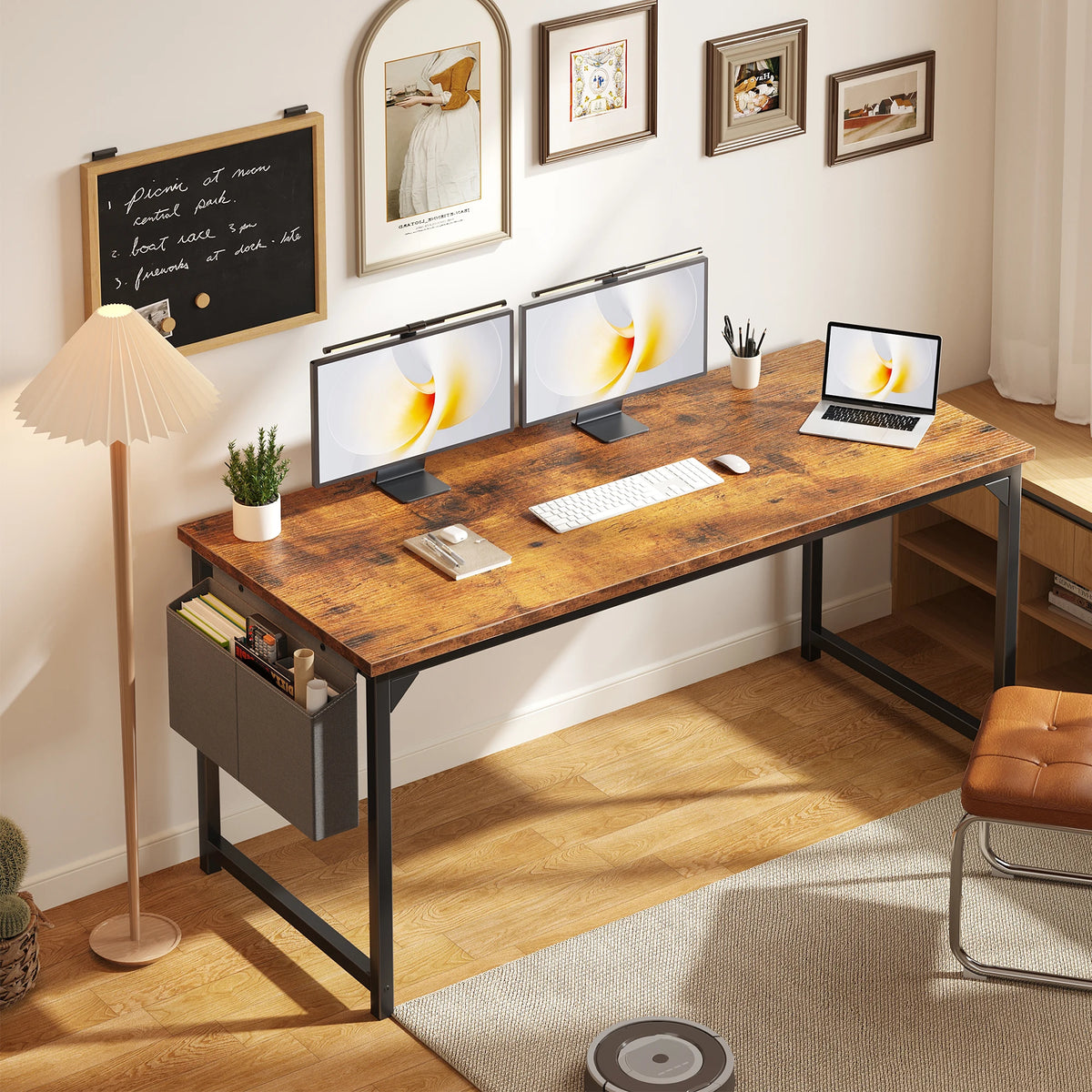 WorkNest Desk with Side Storage