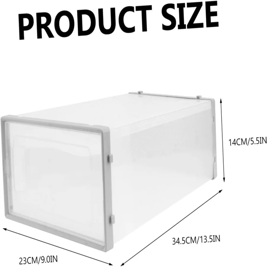 ClearStep Twelve-Pack Shoe Storage Boxes