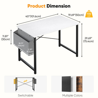 WorkNest Desk with Side Storage