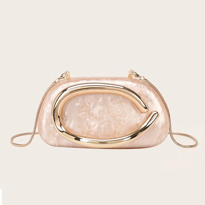 Halo Marbled Evening Clutch