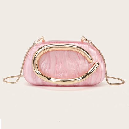 Halo Marbled Evening Clutch