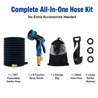 FlexFlow Expandable Garden Hose Kit