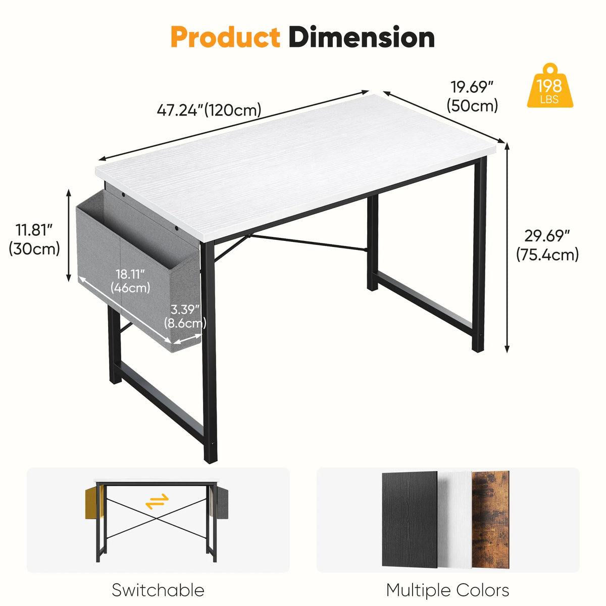 WorkNest Desk with Side Storage