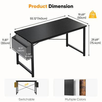 WorkNest Desk with Side Storage