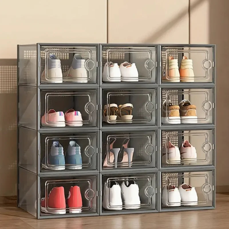 ClearStep Twelve-Pack Shoe Storage Boxes