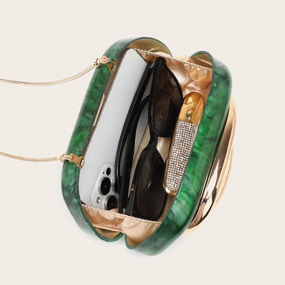 Halo Marbled Evening Clutch