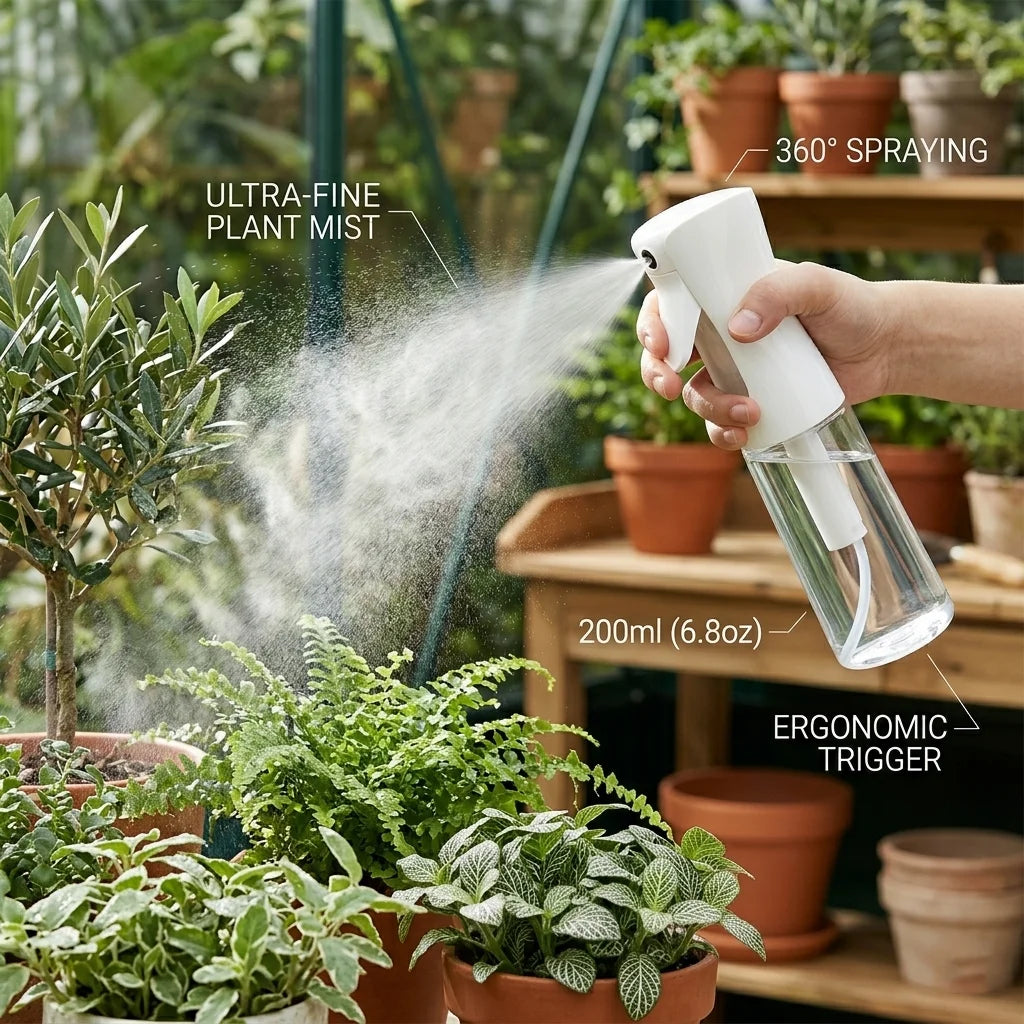 MistEase Refillable Fine-Mist Spray Bottle